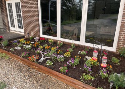 Flower Garden - Front Window July 2023